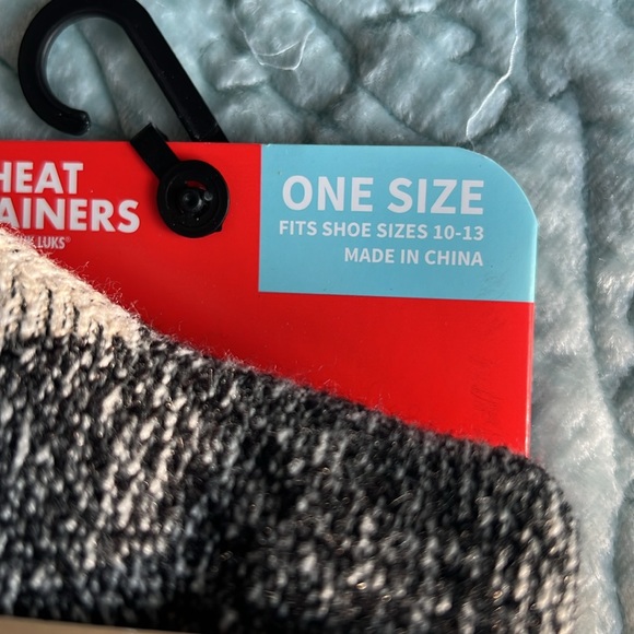 Muk Luks Men's Thermal Socks - Black, Gray, and Red - One Size - Fits 10-13 - Picture 3 of 5